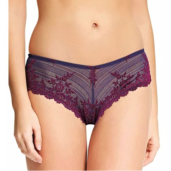 Wacoal Embrace Lace Bralette and Tanga Set (Size 36 / S) - Picture 9 of 10